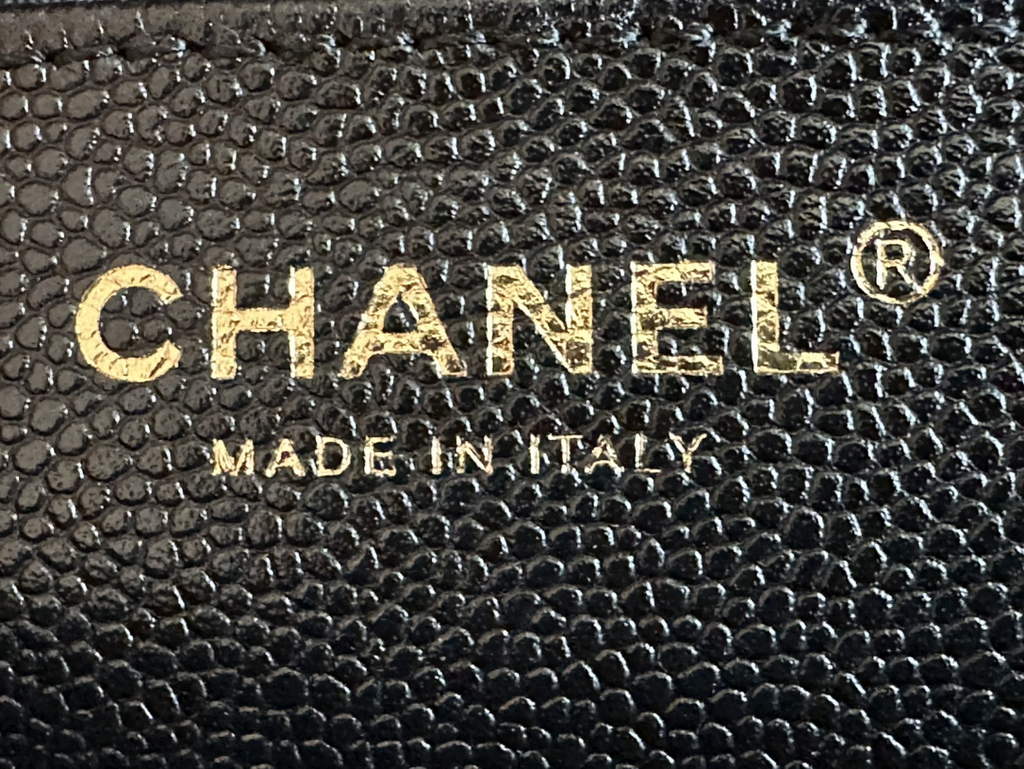 Chanel AS3181 Mini Flap Bag Grained calfskin Black