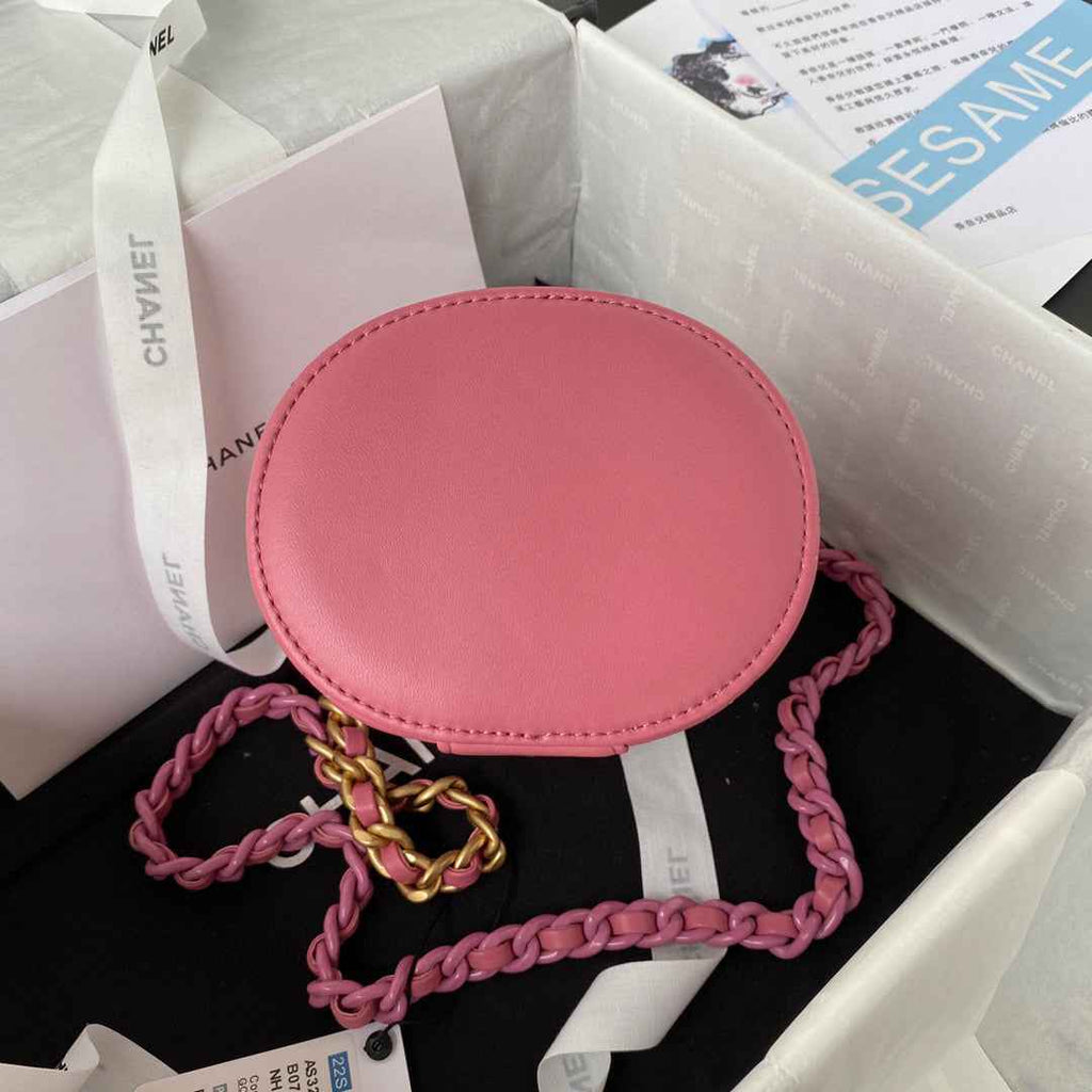 Chanel AS3210 Small Vanity Case Lambskin gold-tone Pink