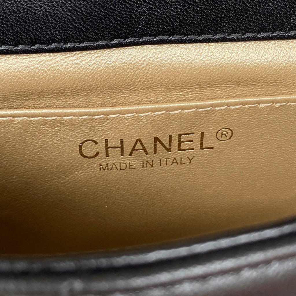 Chanel AS3239 Mini Flap Bag Lambskin Black