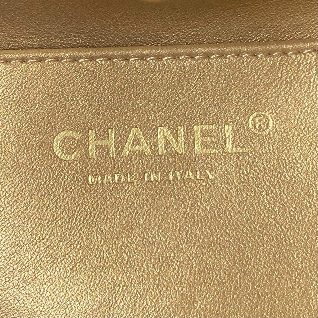 Chanel AS3259 Hobo Shoulder Lambskin Handbag Black