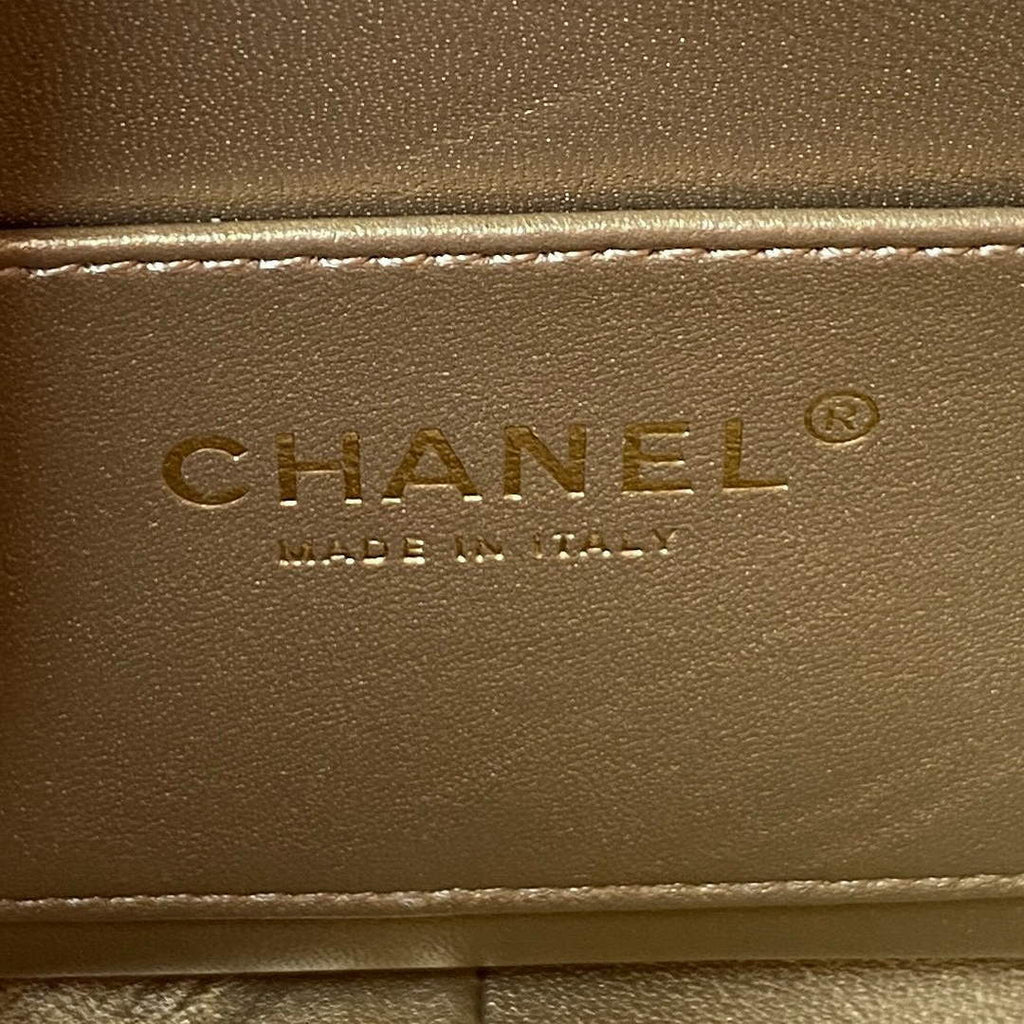 Chanel AS3259 Hobo Shoulder Lambskin Handbag Pink