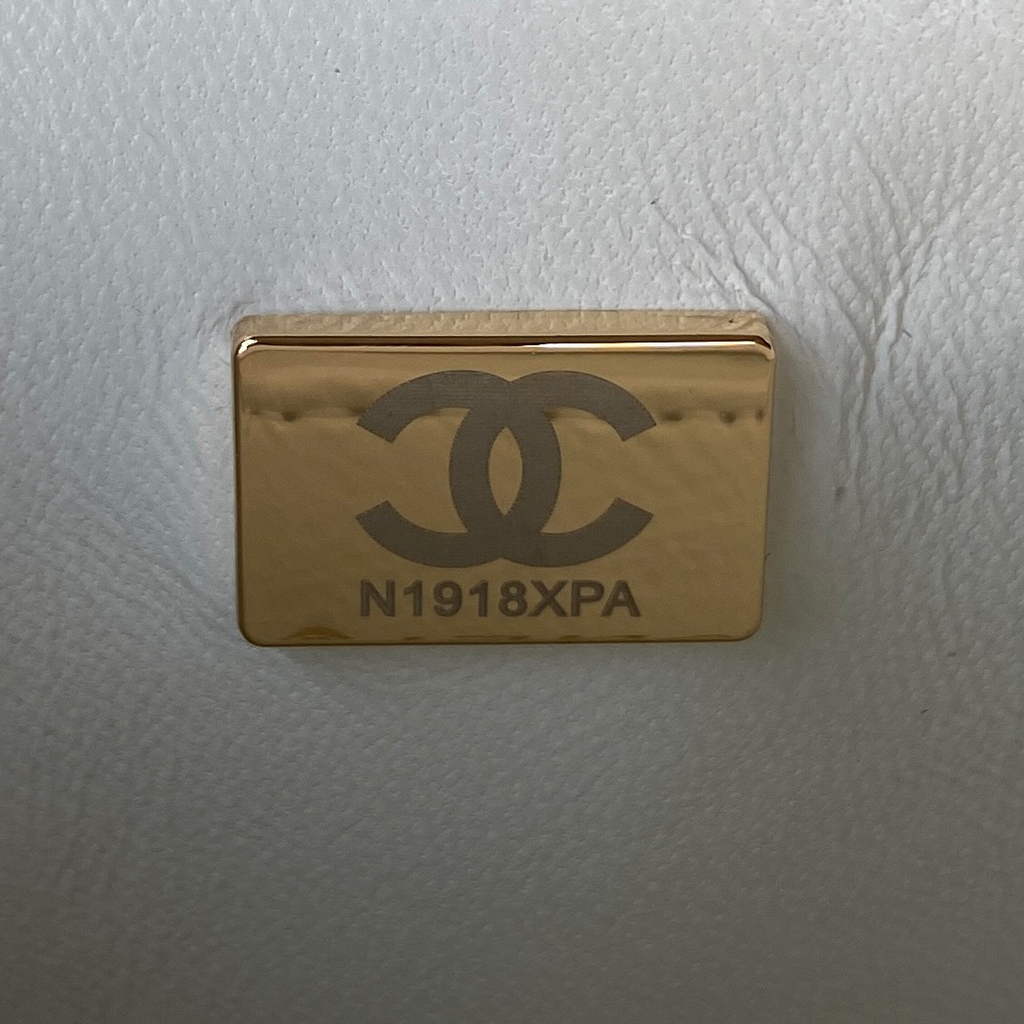 Chanel AS3315 Mini BOY Messenger Bag Calfskin White