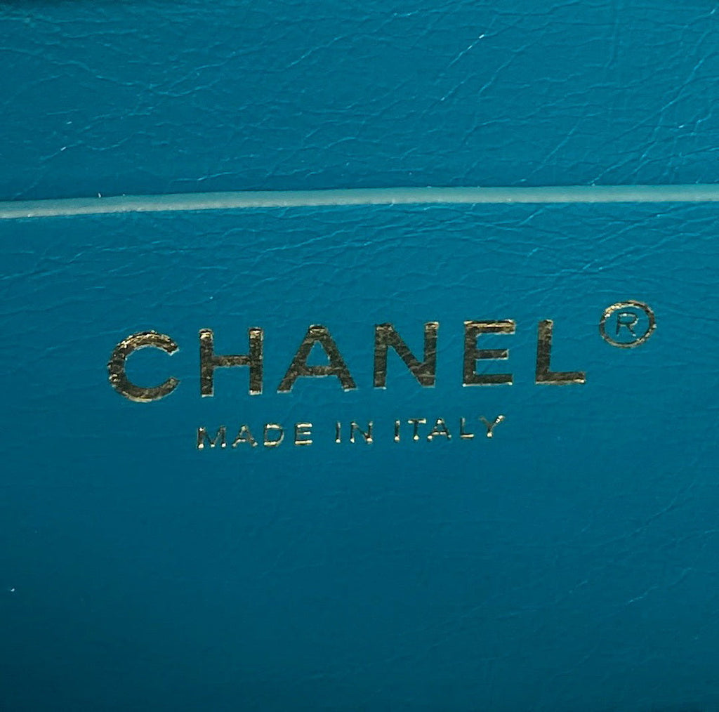 Chanel AS3332 CC Rucksack Backpack Calfskin leather Green