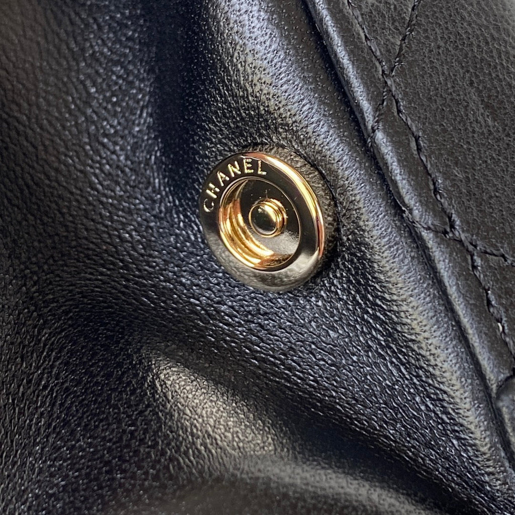 Chanel AS3344 Small Vanity Case Calfskin Black