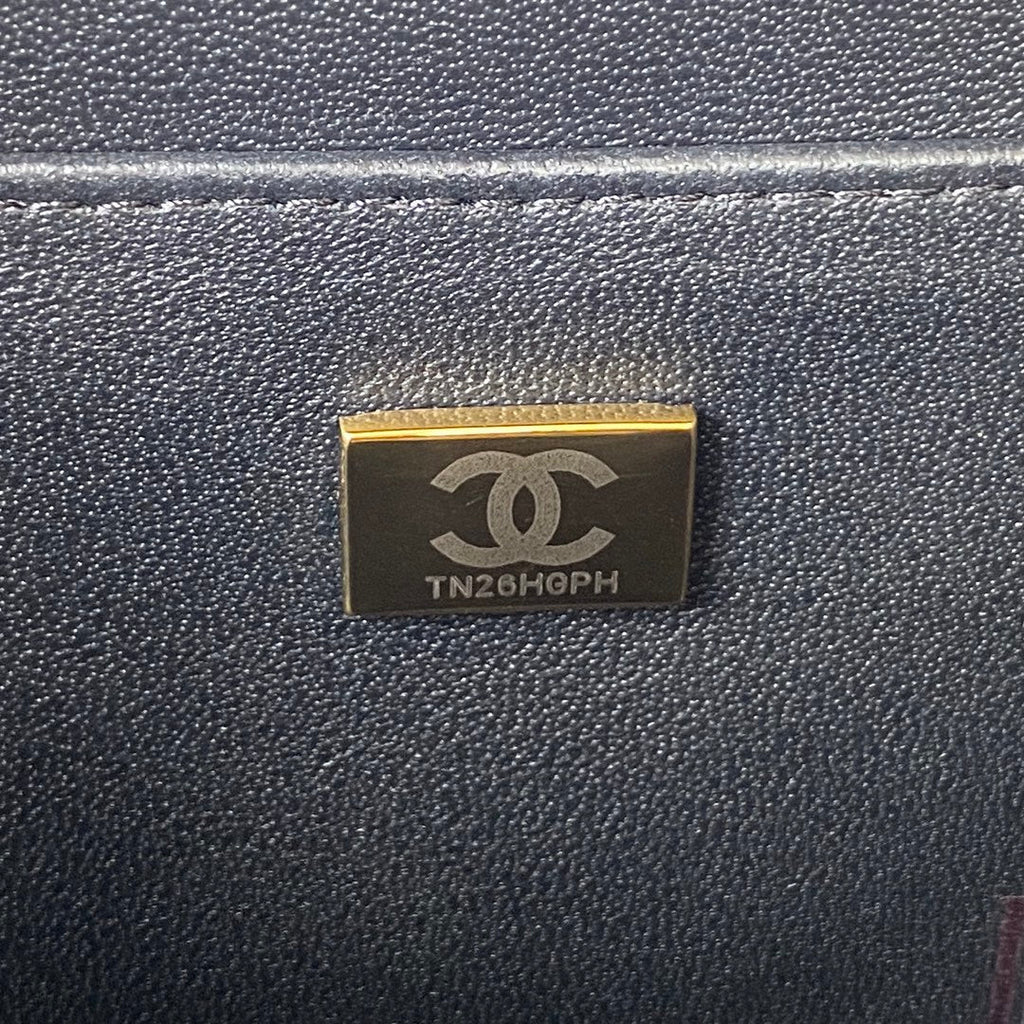 Chanel AS3344 Small Vanity Case Calfskin Black