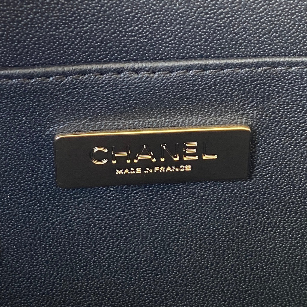 Chanel AS3345 Vanity Case Calfskin Black