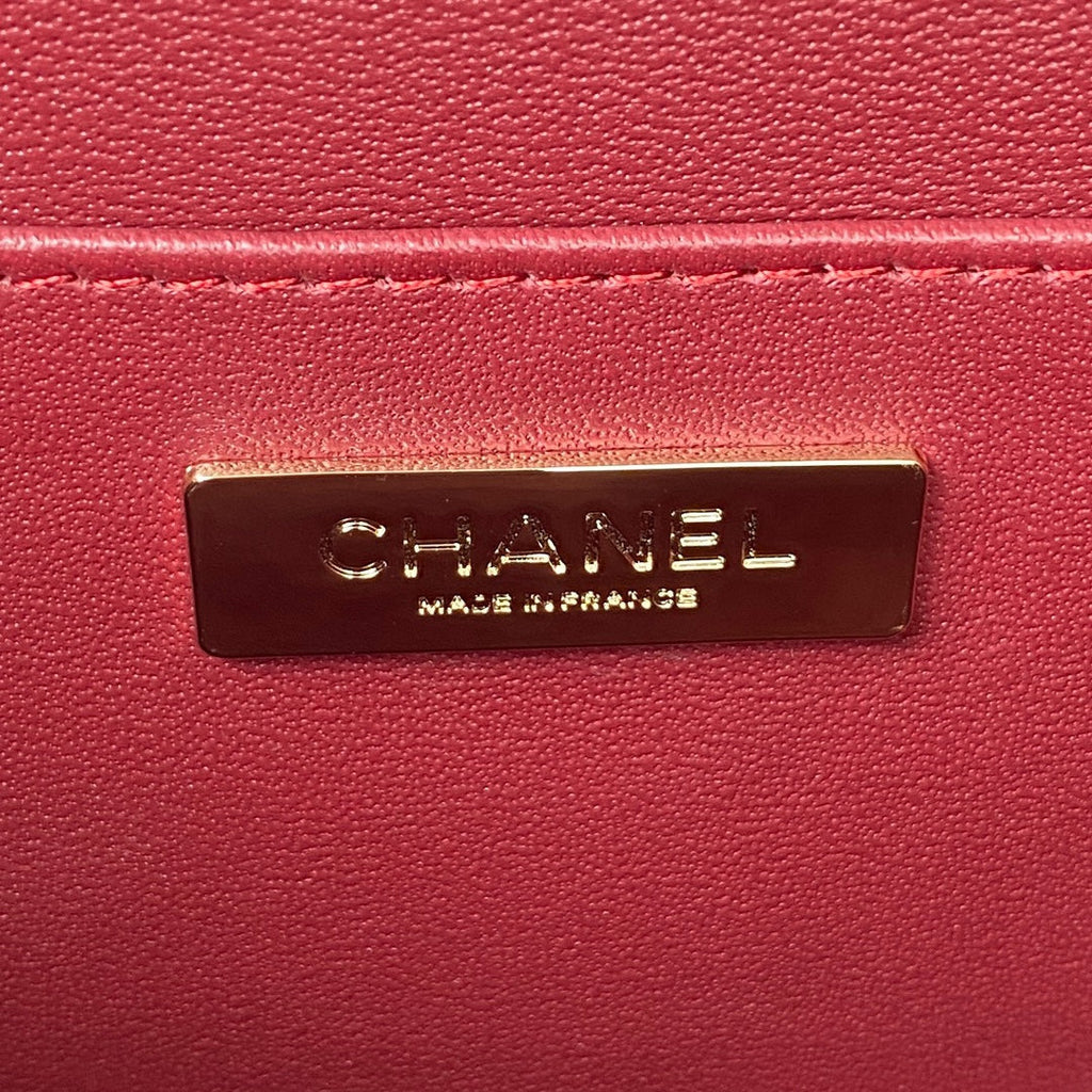 Chanel AS3345 Vanity Case Calfskin Red