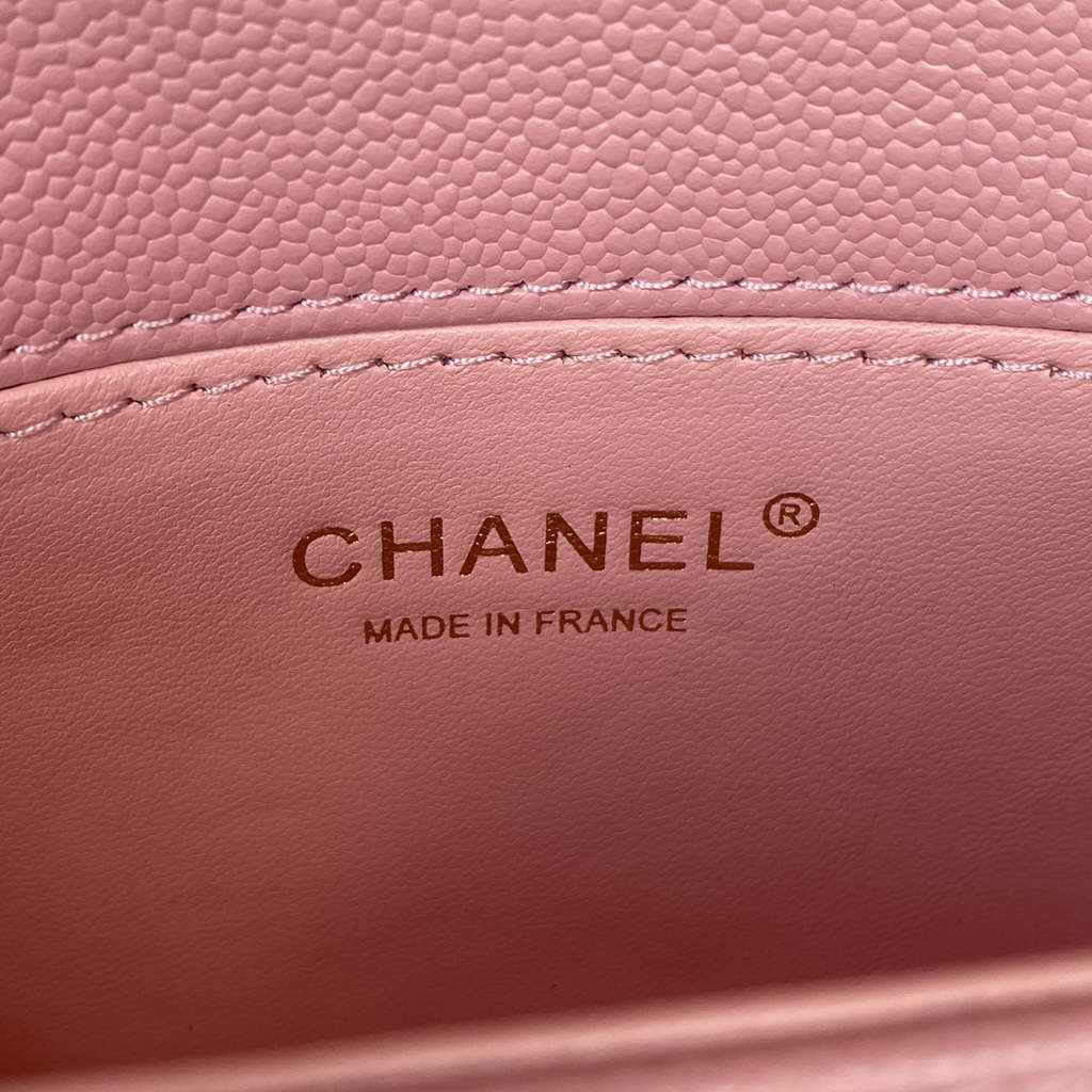 Chanel AS3350 Small BOY CHANEL Messenger Bag Calfskin Pink