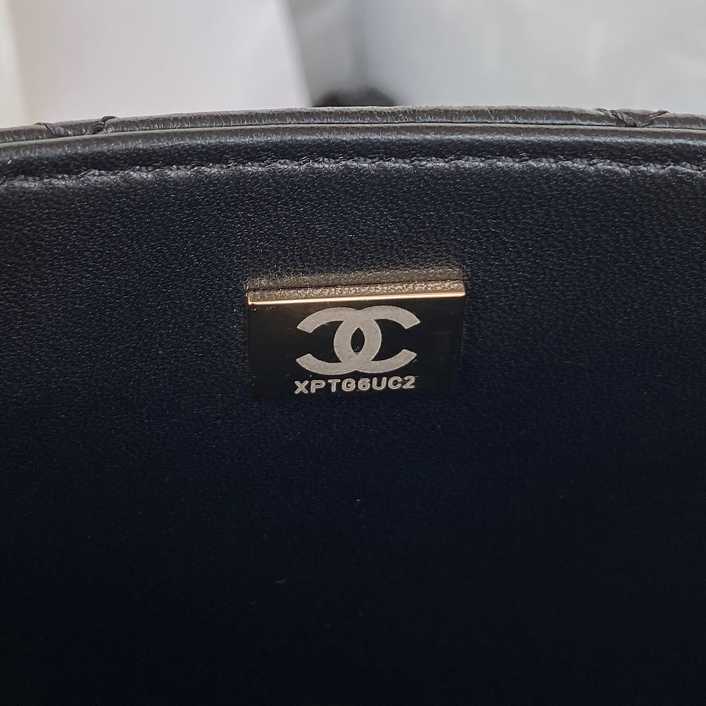 Chanel AS3386 Small Flap Bag Lambskin Fashion Black