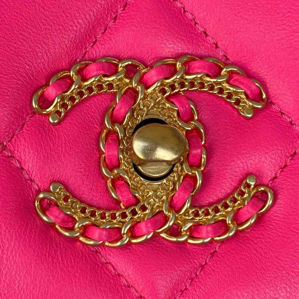 Chanel AS3387 Flap Bag Lambskin Fashion Plum