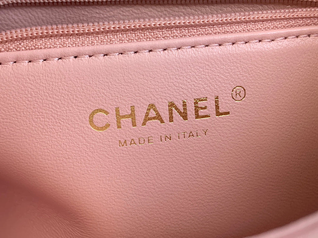 Chanel AS3457 Mini Flap Bag Lambskin Light Pink