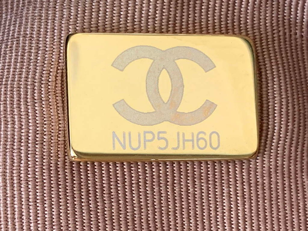 Chanel AS3487 Shoulder Tote Bag Lambskin Apricot