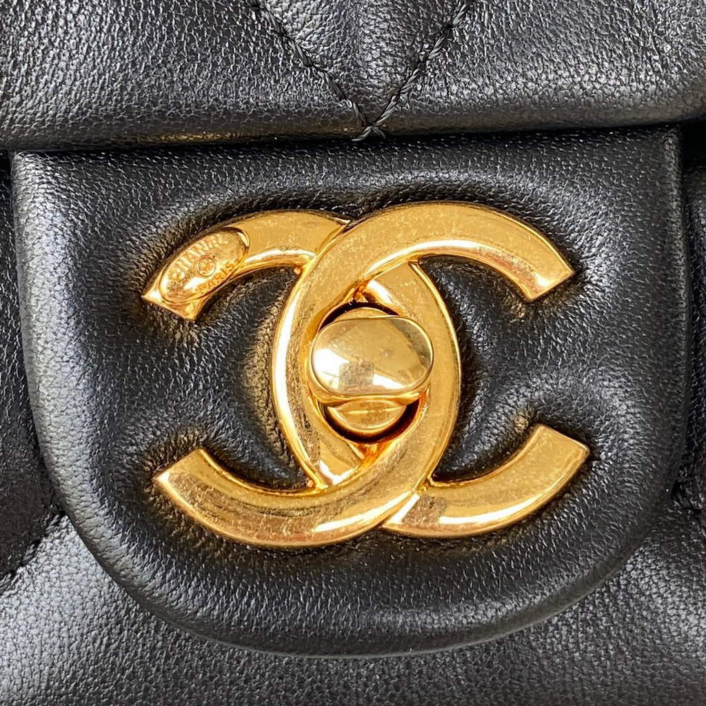 Chanel AS3498 Small Flap Bag Lambskin in black