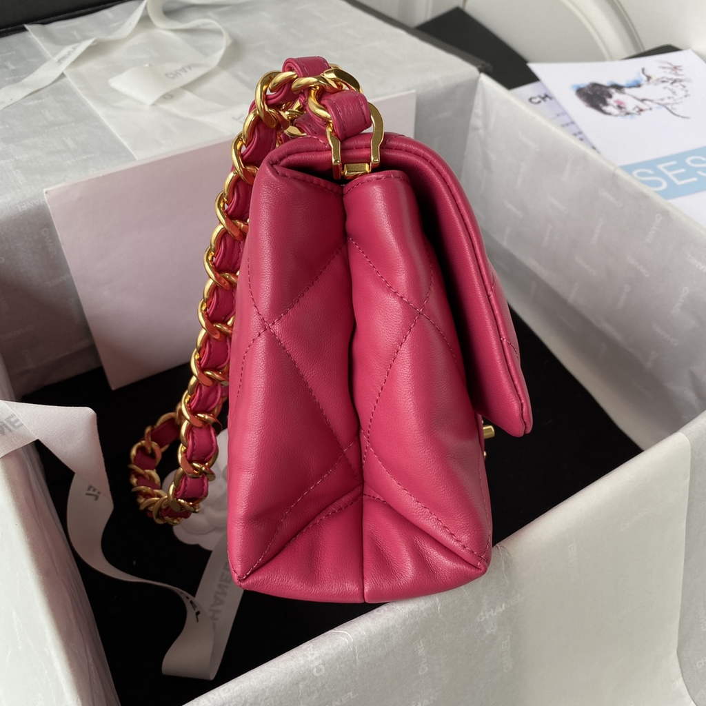 Chanel AS3499 Flap Bag Lambskin in Plum