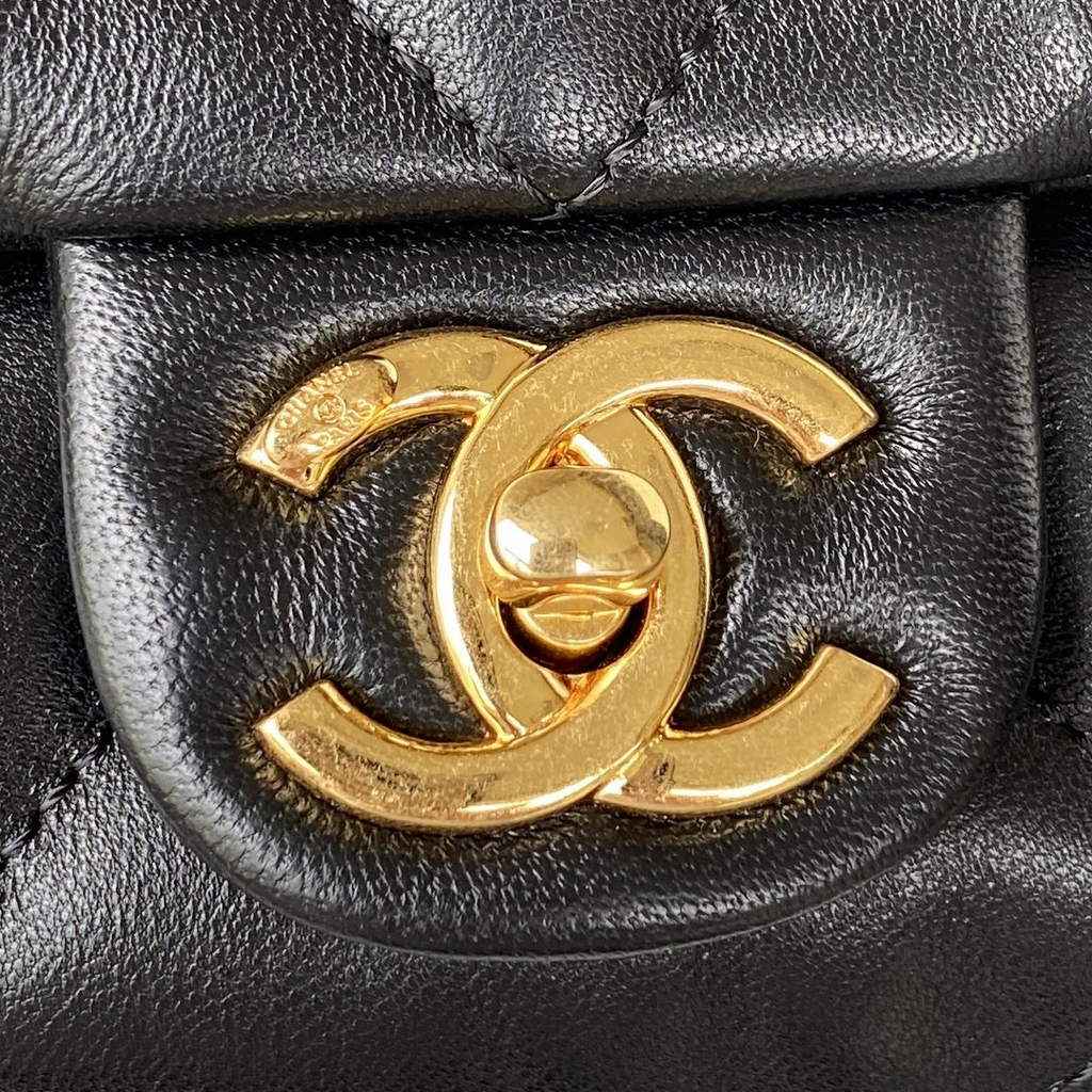 Chanel AS3499 Flap Bag Lambskin in Black