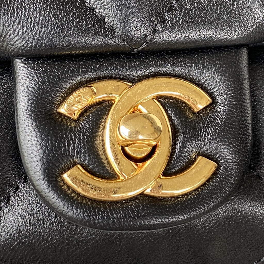 Chanel AS3499 Flap Bag Lambskin in Black