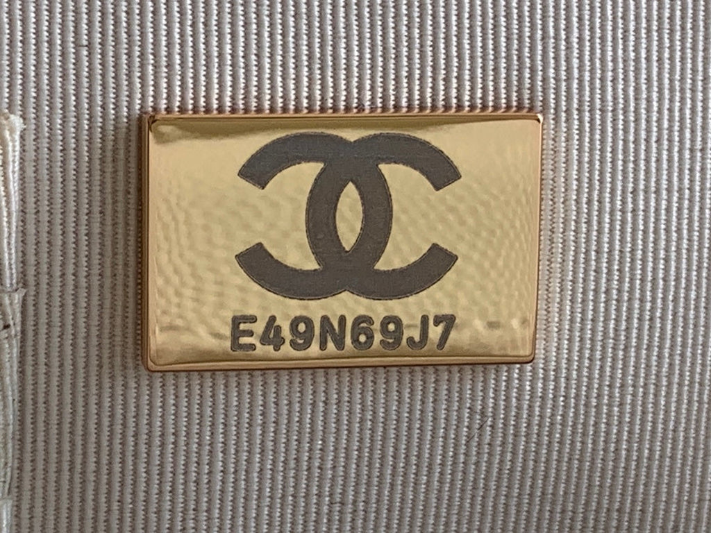 Chanel AS3529 Satchel Grained Calfskin White