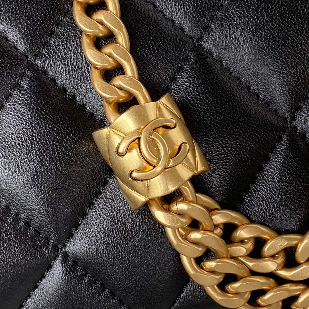 Chanel AS3609 Flap Bag Lambskin Black