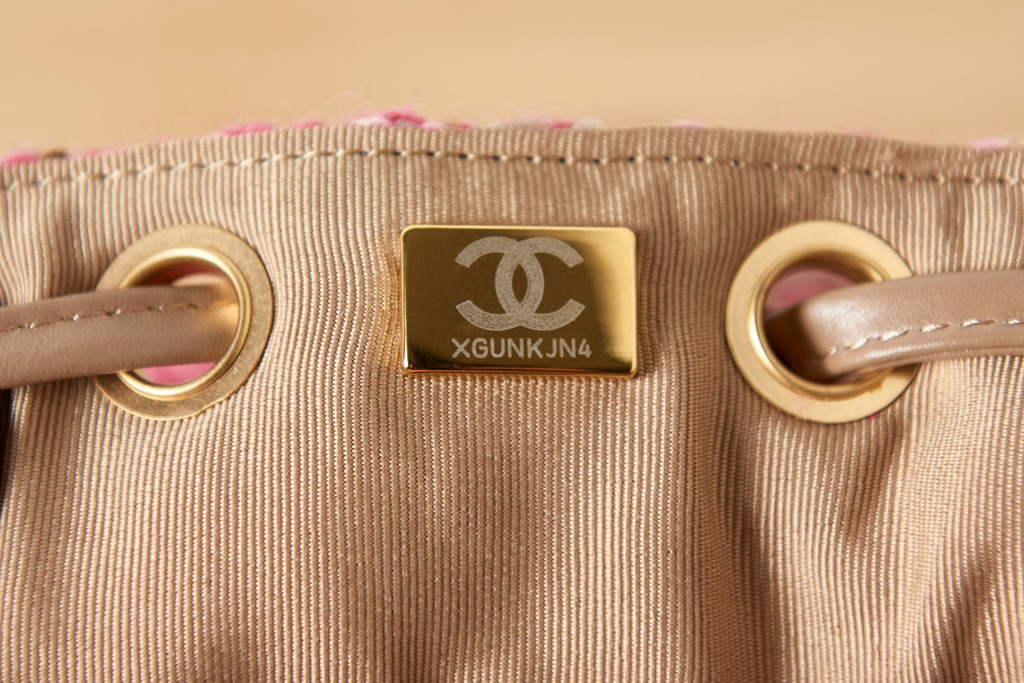 Chanel AS3615 Backpacks Wool tweed gold-tone metal Multicolor