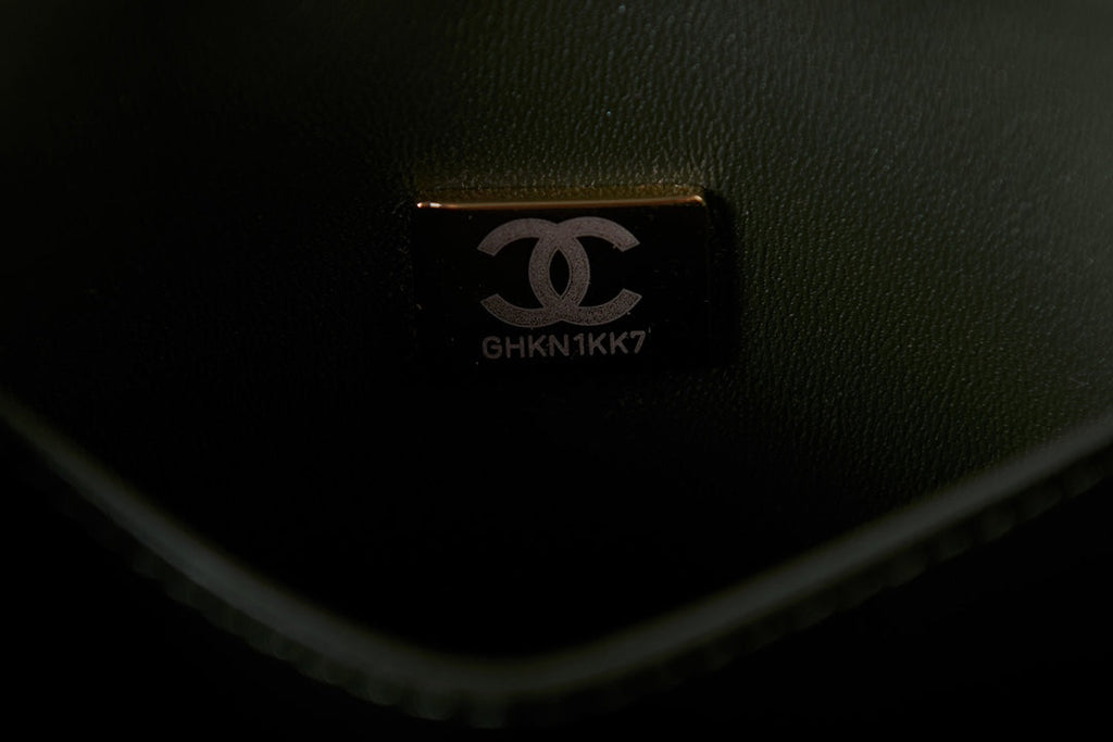 Chanel AS3648 Mini Flap Bag Lambskin Gold-Tone Metal Green