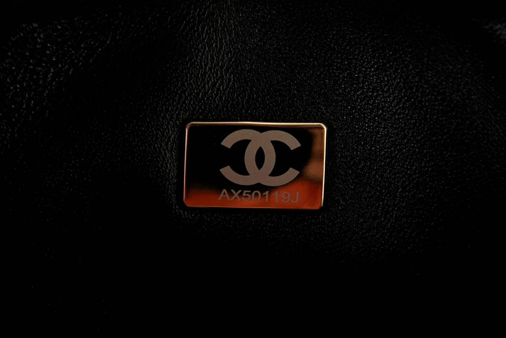 Chanel AS3648 Mini Flap Bag Patent Calfskin Gold-Tone Metal Black