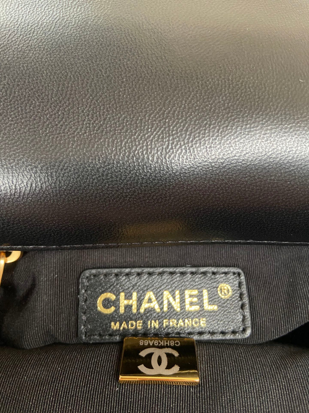 Chanel AS3652 Small Flap Bag with Top Handle white Wool Tweed