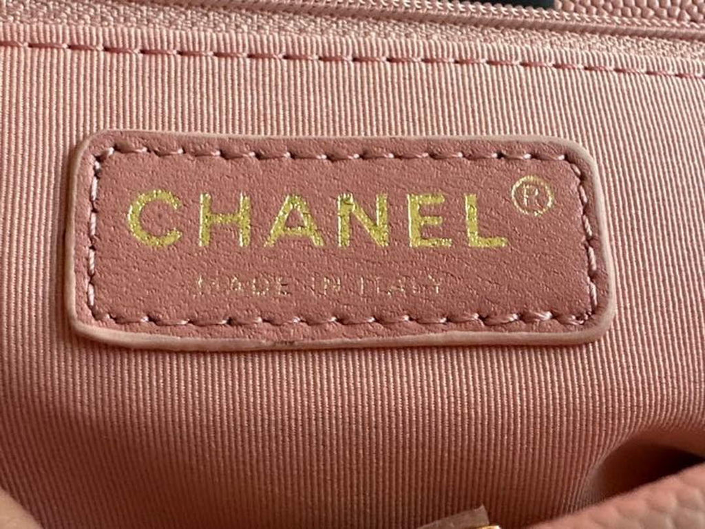 Chanel AS3652 Small Flap Bag with Top Handle Pink
