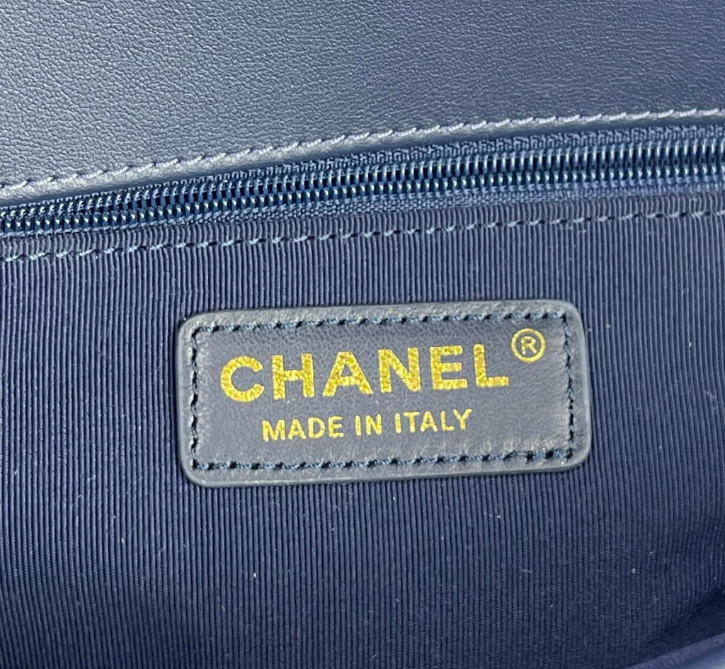 Chanel AS3653 Small Flap Bag with Top Handle Red Wool Tweed