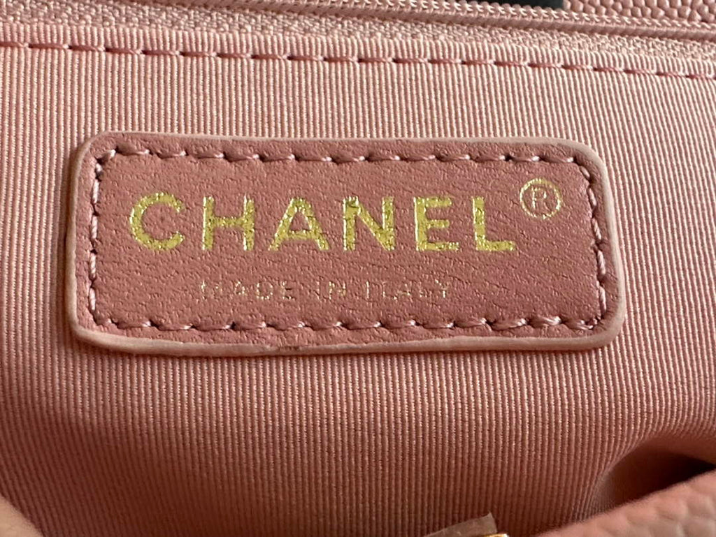 Chanel AS3653 Small Flap Bag with Top Handle Calfskin Pink