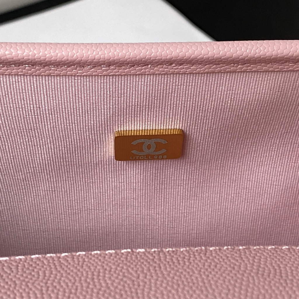 Chanel AS3662 Large Backpack Grained Calfskin gold-tone metal Pink