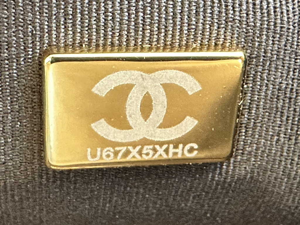 Chanel AS3757 Mini flap bag Lambskin gold-tone metal Black