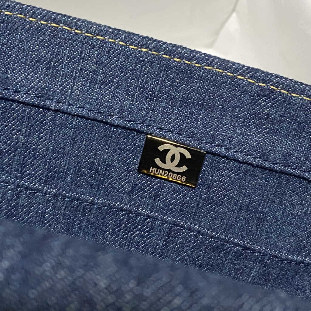 Chanel AS3932 Flap Bag Lambskin Denim blue