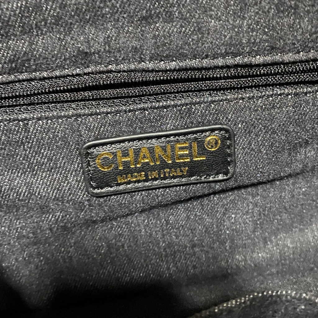 Chanel AS3932 Flap Bag Lambskin Denim black