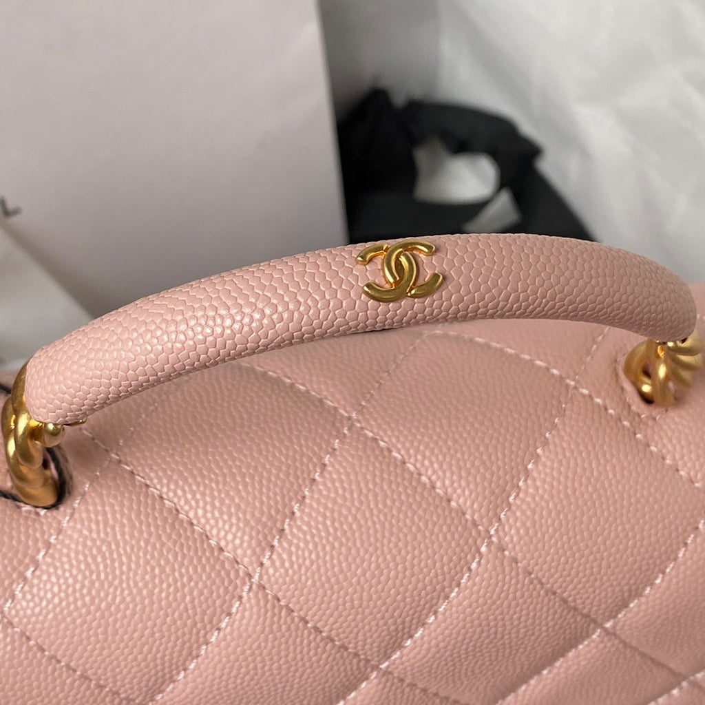 Chanel AS3982 Small Crossbody Pink Calfskin