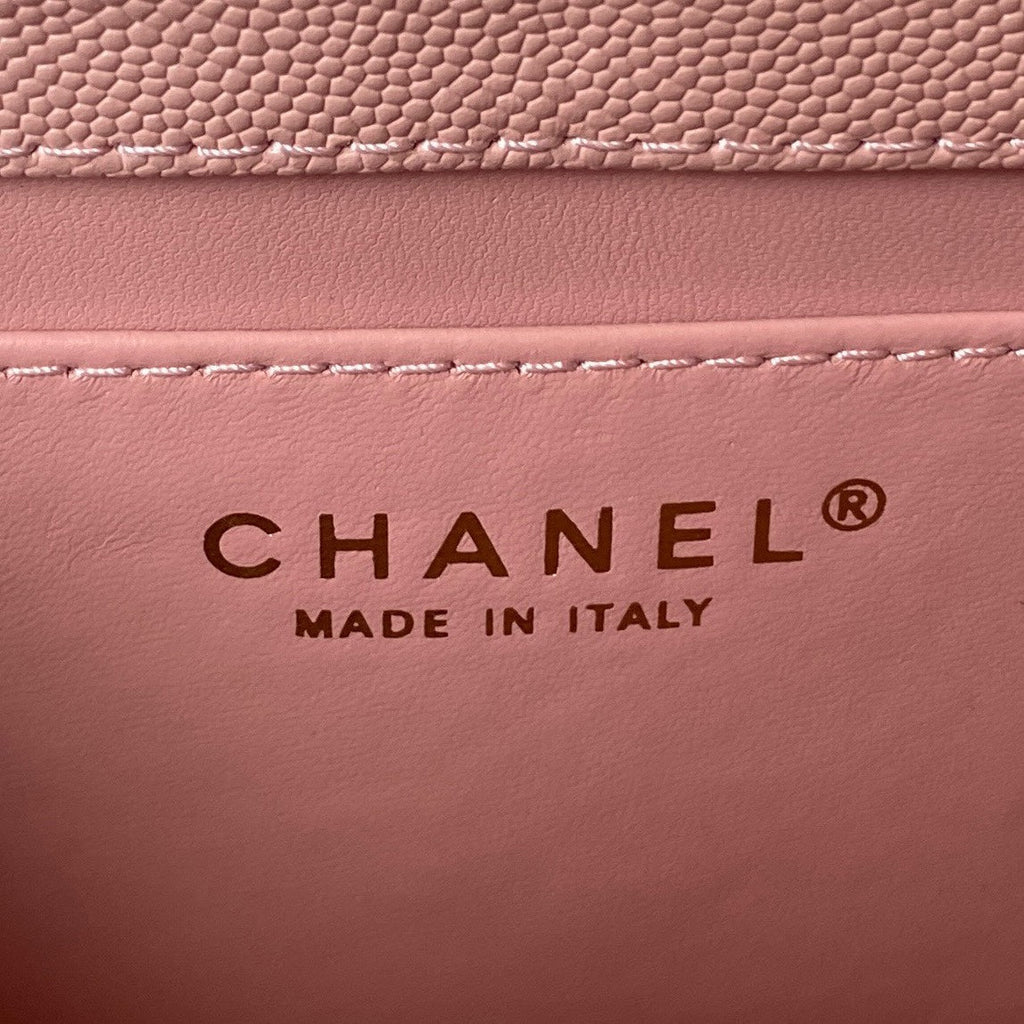 Chanel AS3982 Small Crossbody Pink Calfskin
