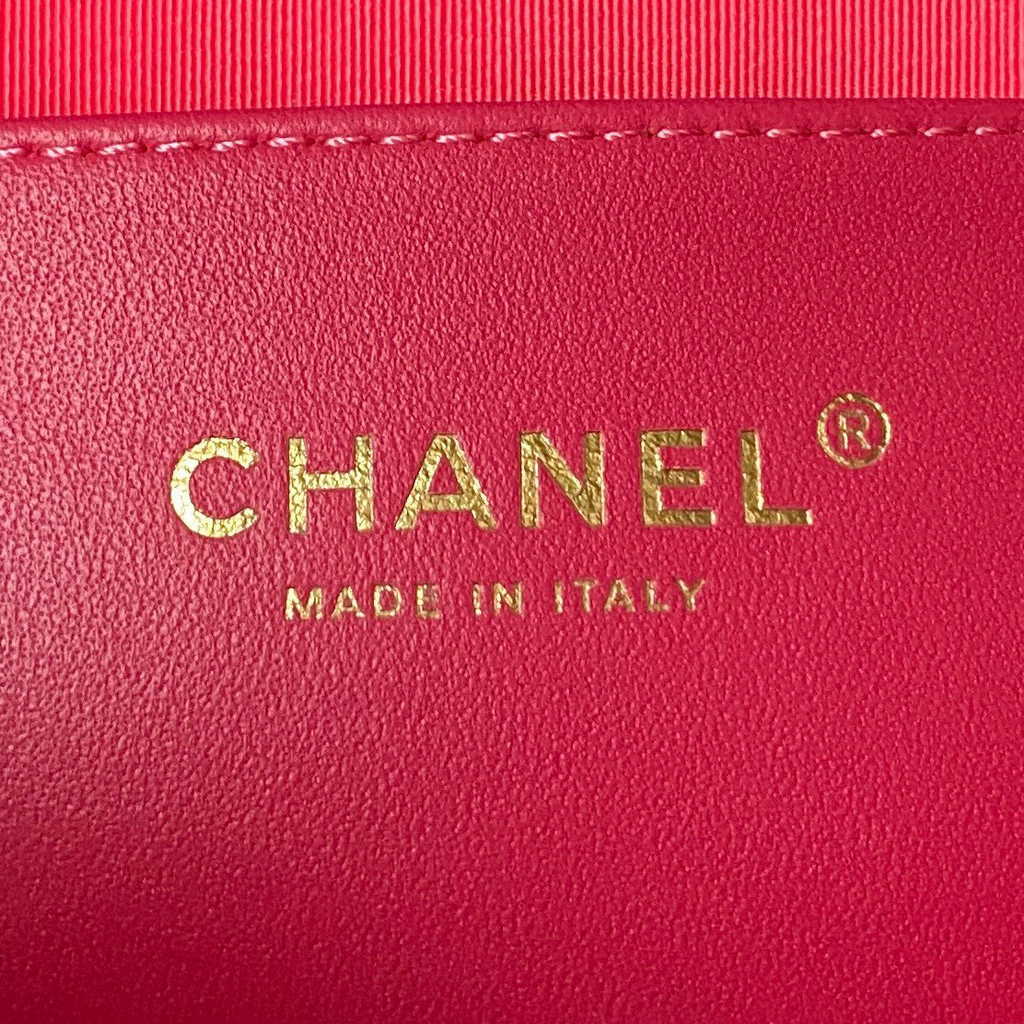 Chanel AS3986 Small flap bag Lambskin gold-tone metal Black
