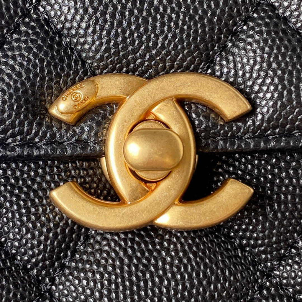Chanel AS4008 Crossbody Black Calfskin
