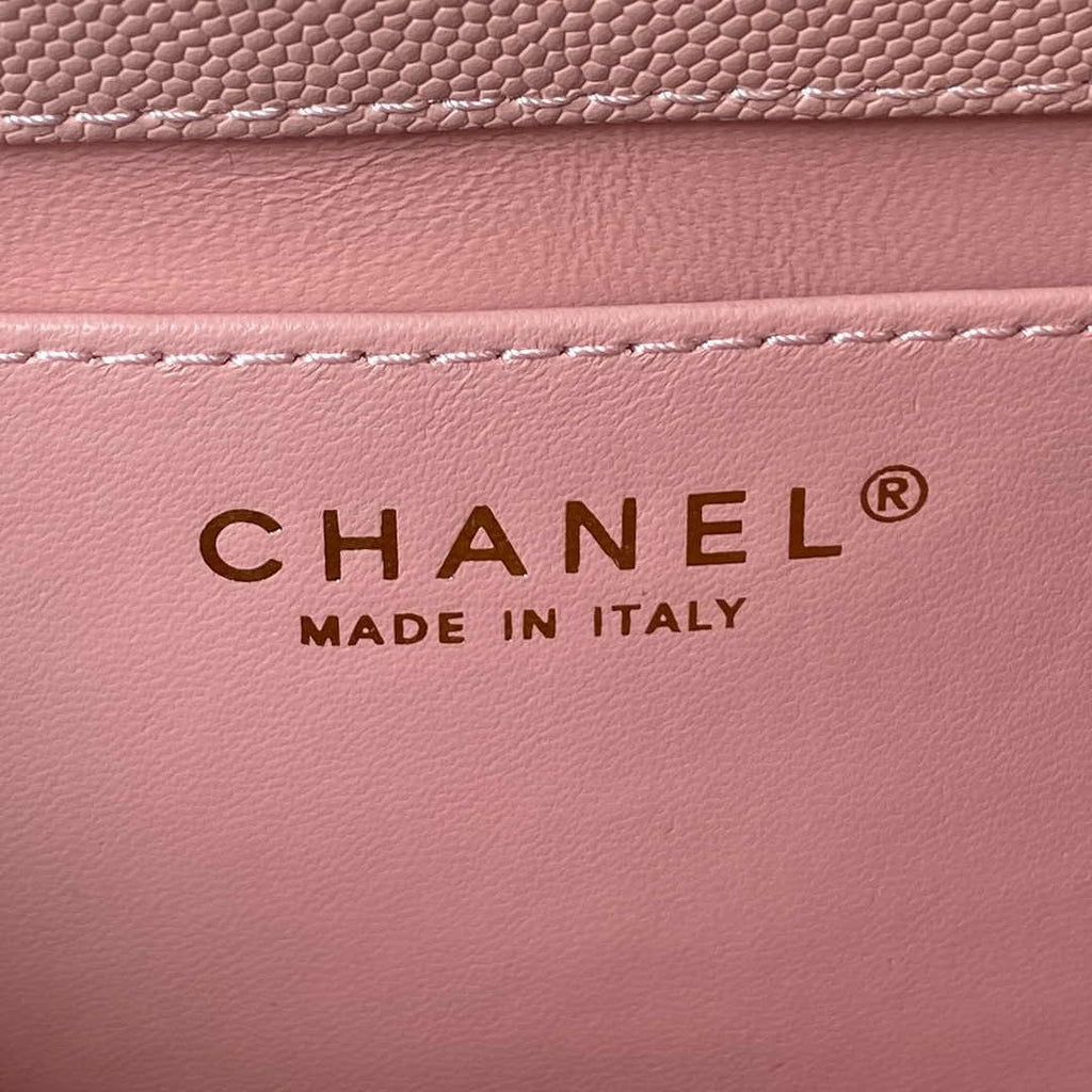 Chanel AS4008 Crossbody Pink Calfskin