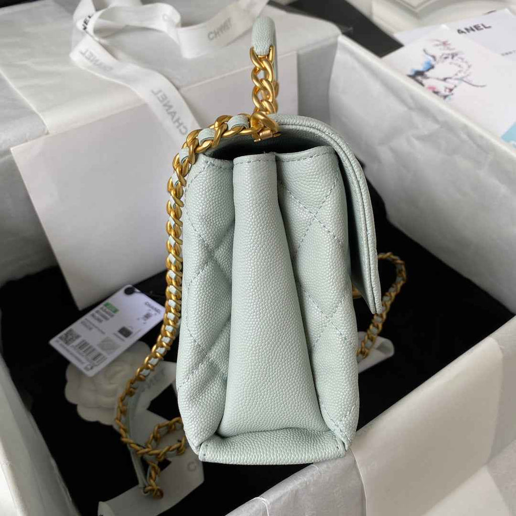 Chanel AS4008 Crossbody Gray Calfskin