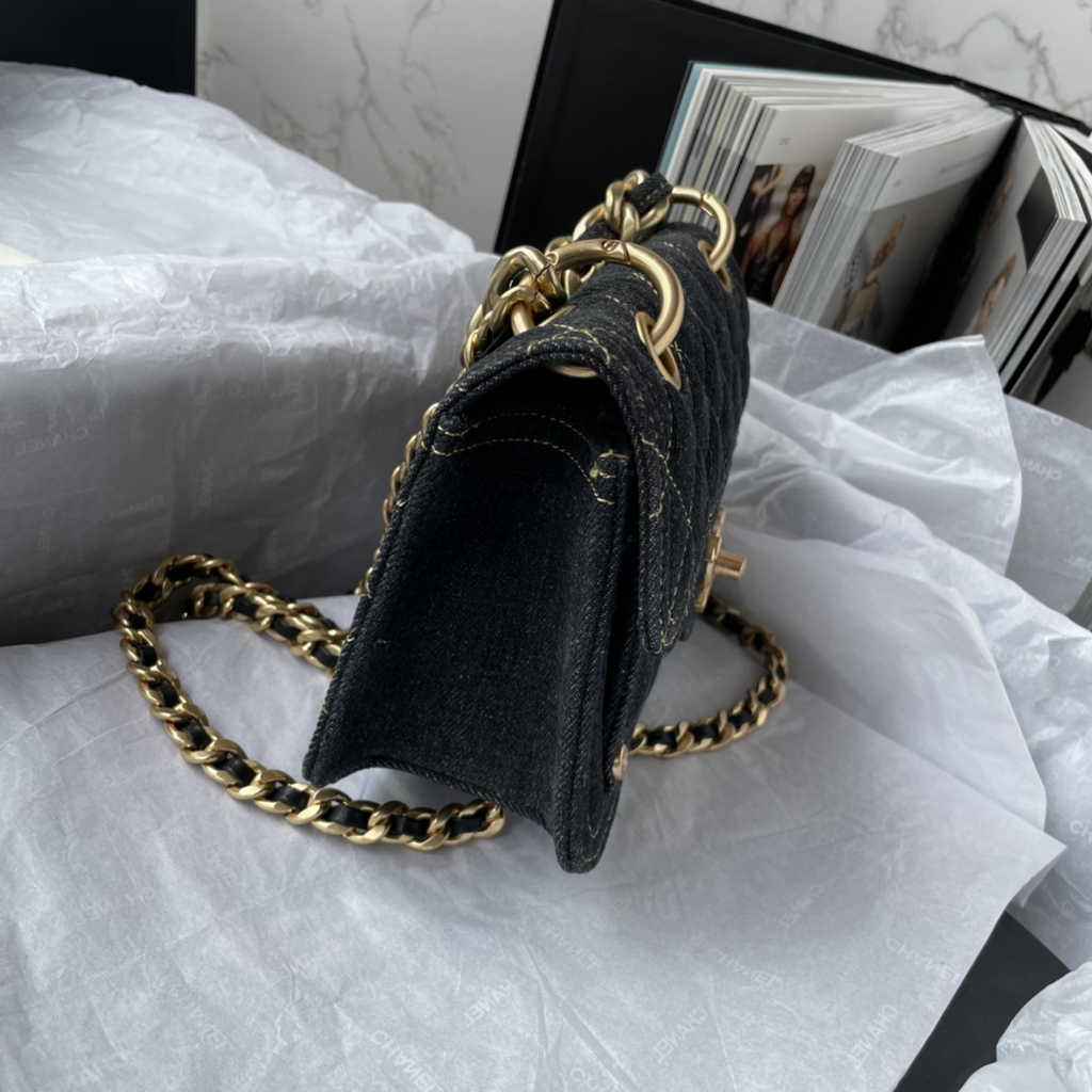 Chanel AS4051 Flap Bag Denim Black