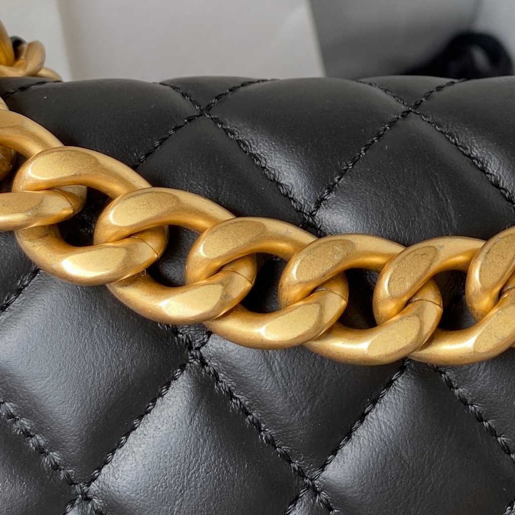 Chanel AS4051 Flap Bag Lambskin Black