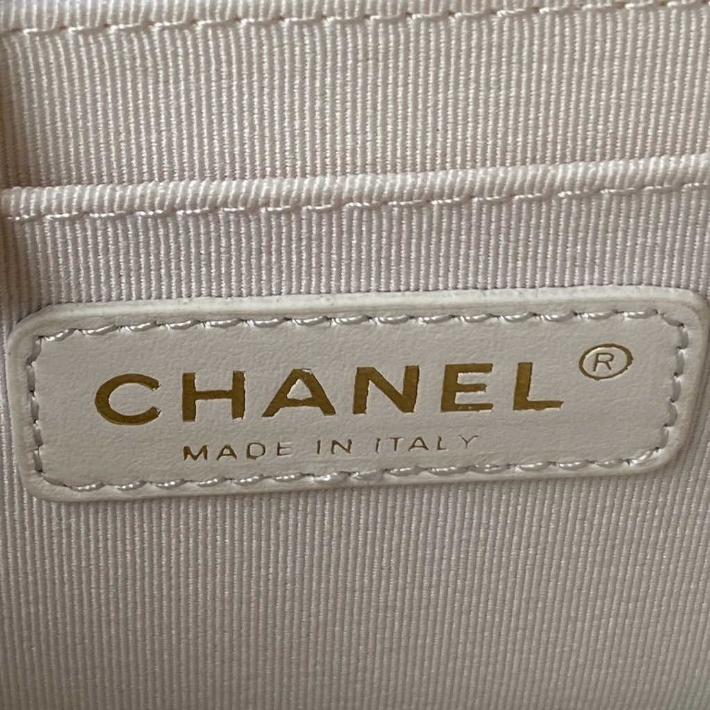 Chanel AS4051 Flap Bag Lambskin Beige