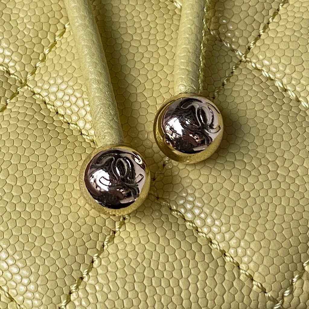 Chanel AS4058 Backpack Calfskin Gold-Tone Yellow