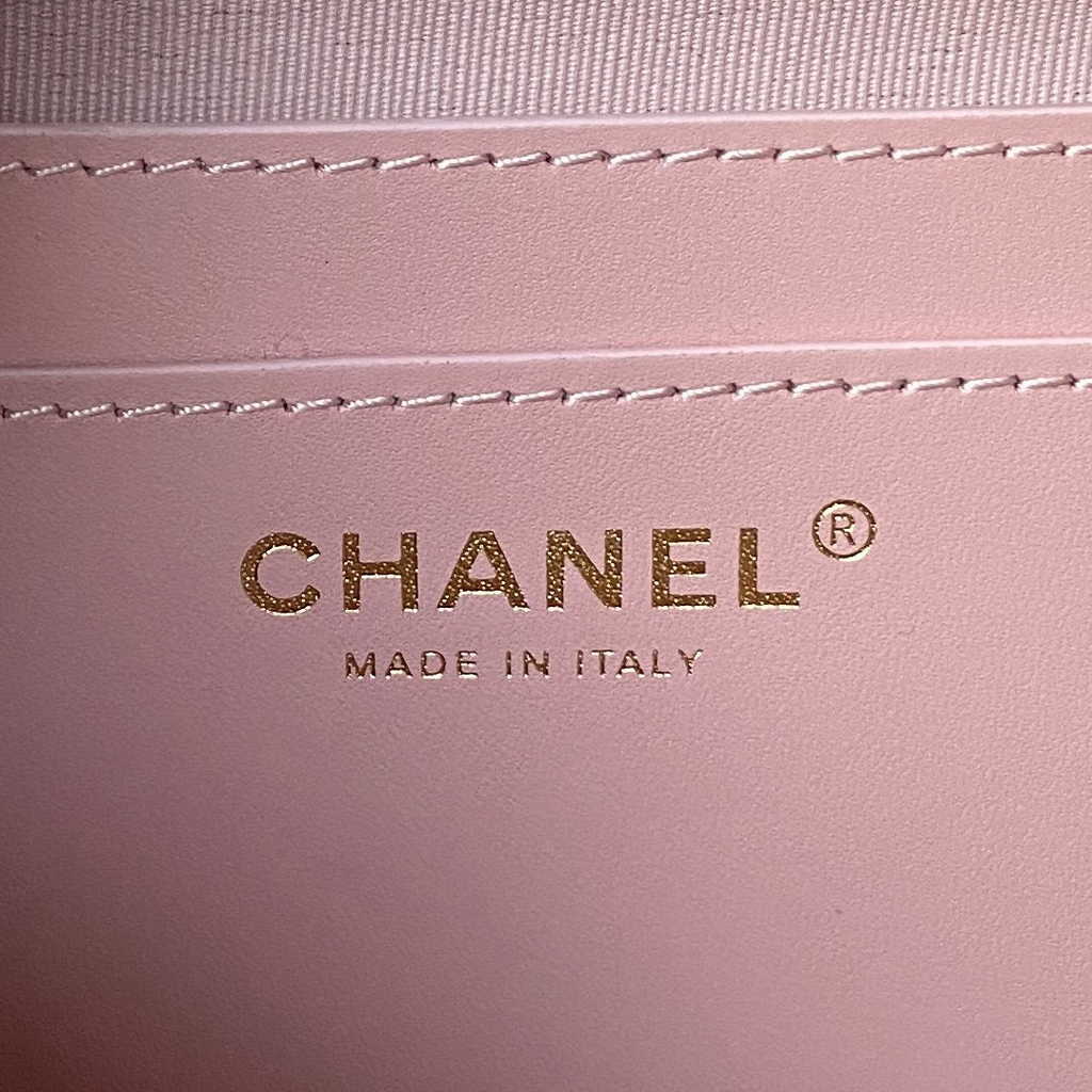 Chanel AS4058 Backpack Calfskin Gold-Tone Light Pink