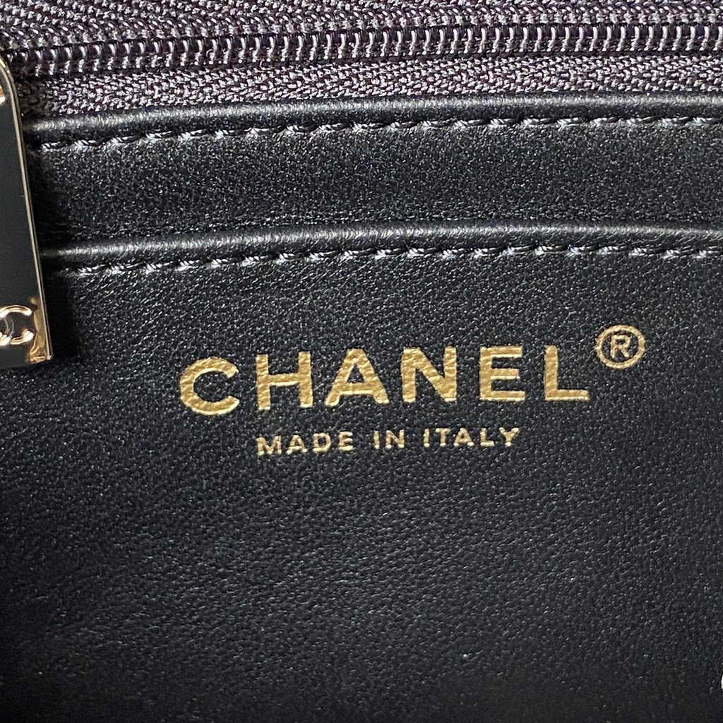 Chanel AS4141 Top Flap Bag Casual Style Lambskin Black