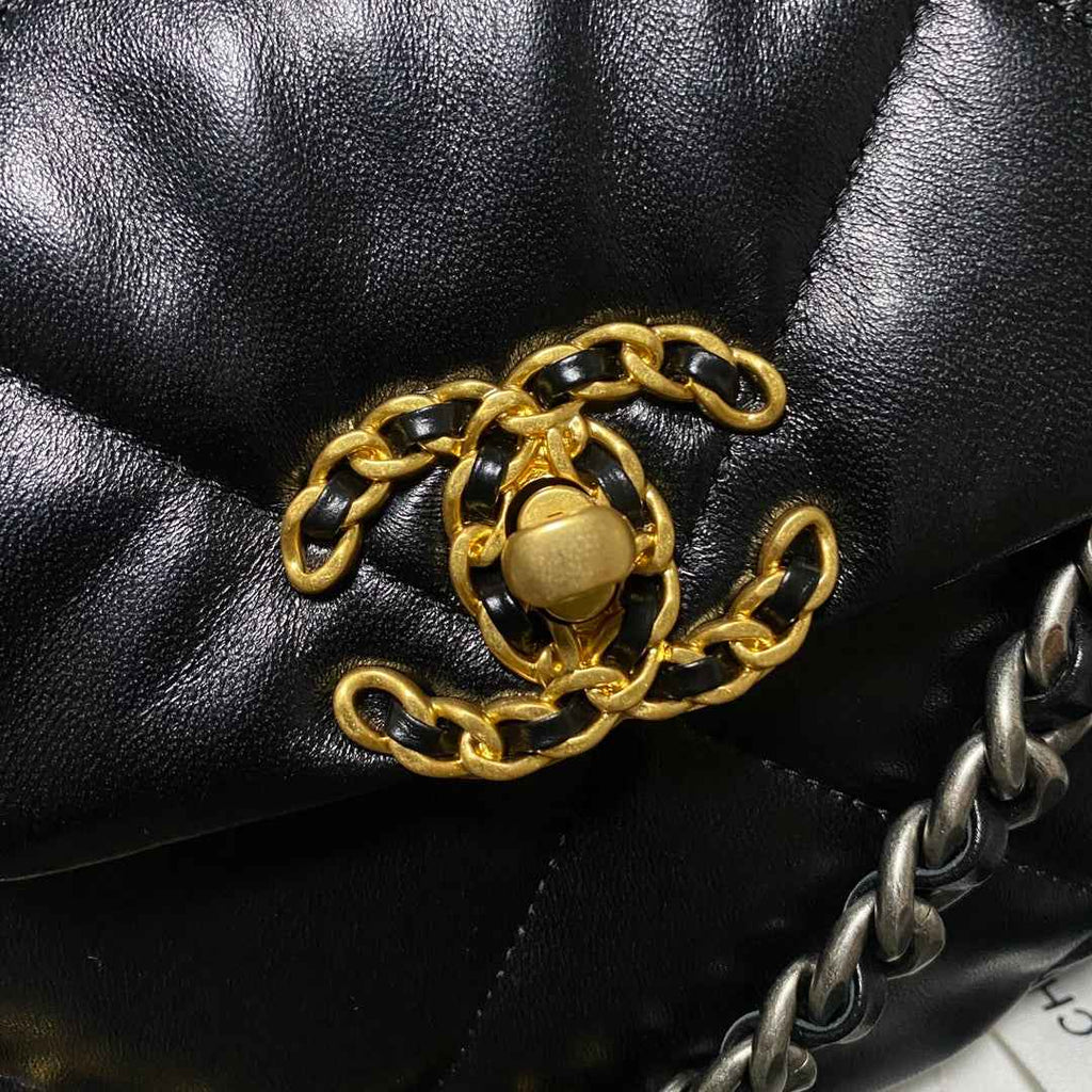 Chanel AS4223 hobo bag Lambskin Black