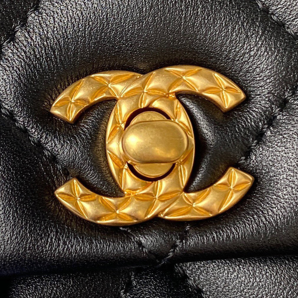Chanel AS4274 Mini Flap Bag Lambskin Black