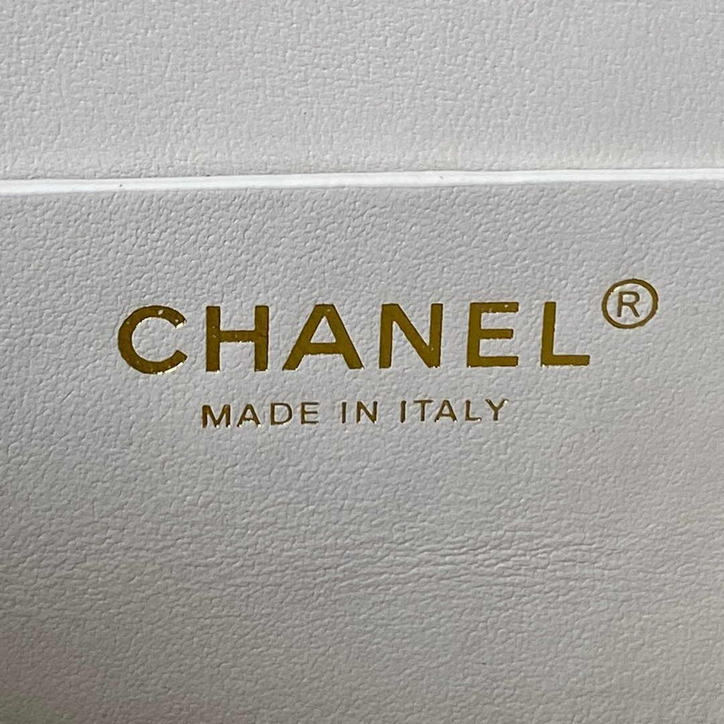 Chanel AS4286 Small flap bag with top handle Calfskin Beige