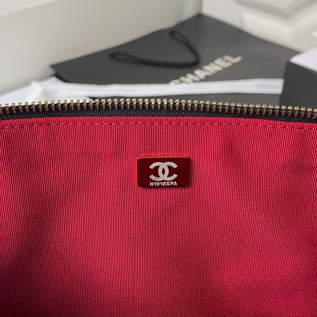 Chanel AS4347 Maxi hobo bag Calfskin Black