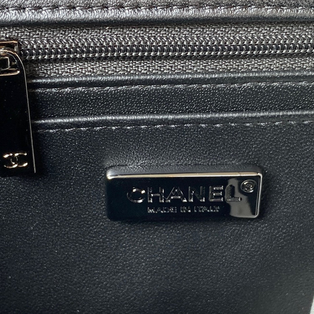 Chanel AS4418 Small Flap Bag Sequins Black